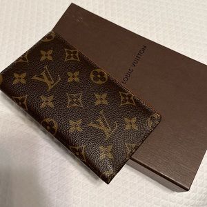 Louis Vuitton checkbook cover